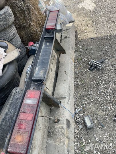 Задний бампер на газель