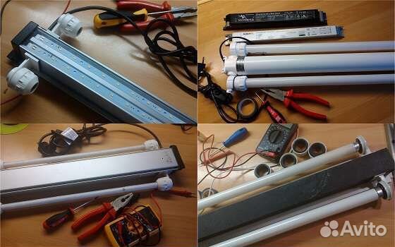 Светильники аквариума Juwel. Ремонт