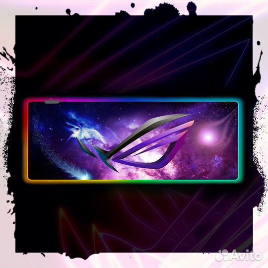 Игровые коврики с подсветкой asus strix