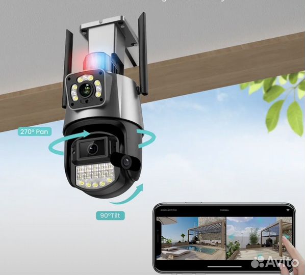 Новая уличная wi-fi камера видеонаблюдения