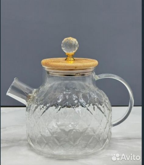 Чайник заварочный стеклянный