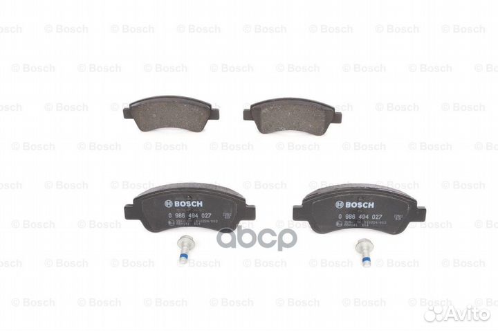 Колодки тормозные дисковые перед 0986494027