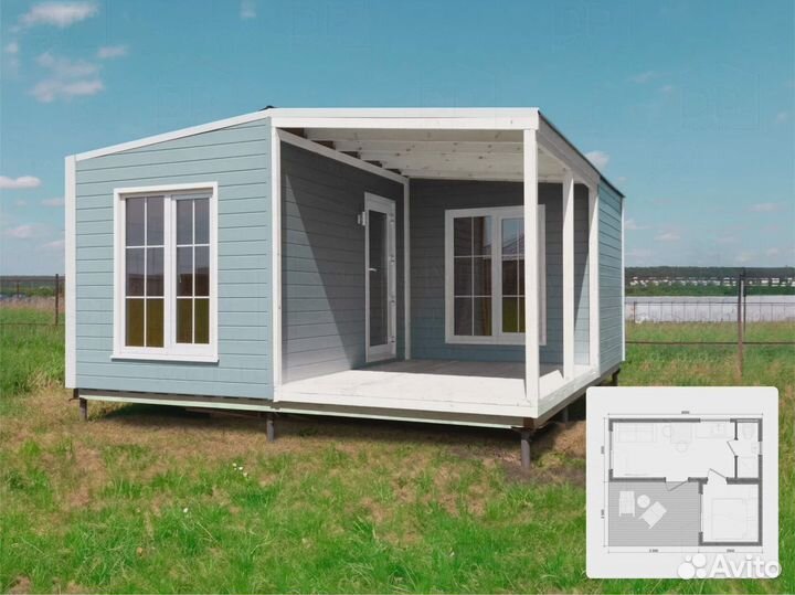 Продаем модульные дома с доставкой до участка