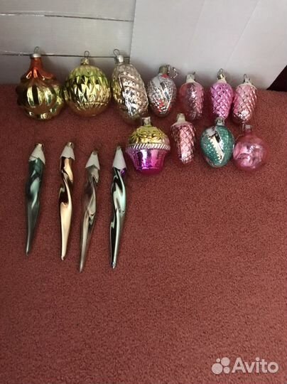 Елочные игрушки СССР