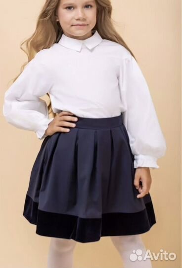 Рубашка белая для девочки