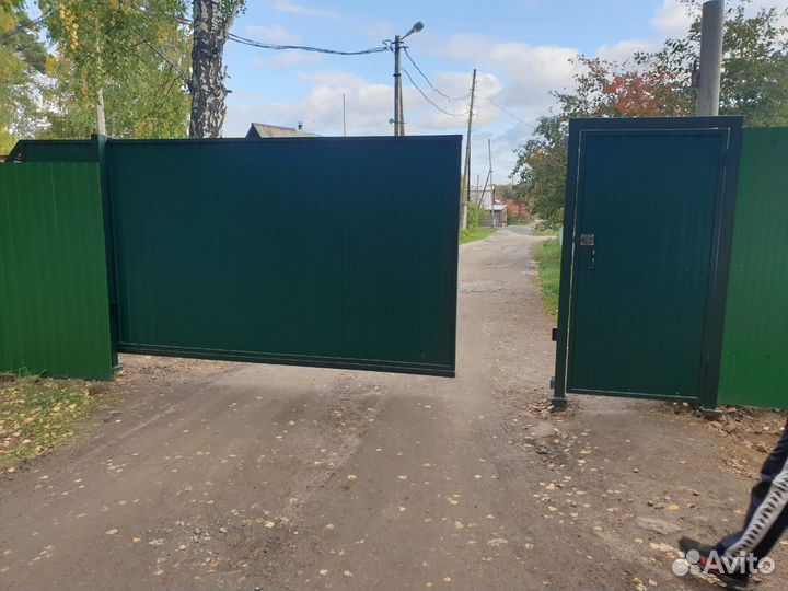 Откатные ворота под ключ с доставкой и установкой