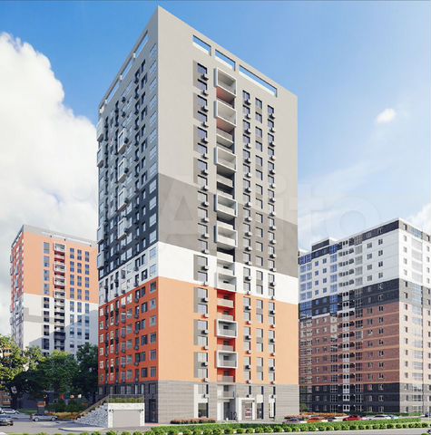 2-к. квартира, 78,4 м², 9/22 эт.