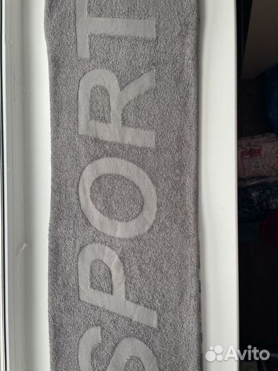 Новое полотенце махровое банное спортивное