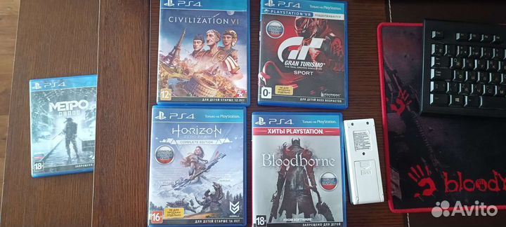 Ps4 slim с играми