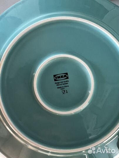 Столовый набор тарелок IKEA