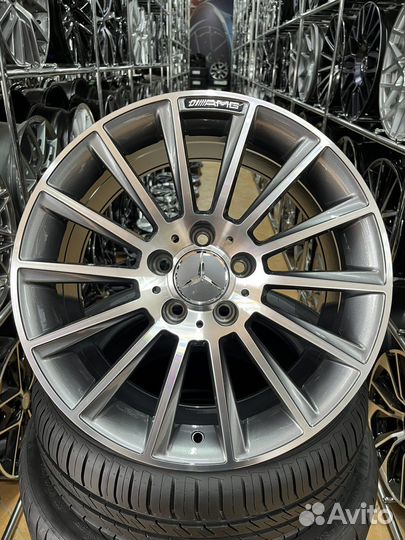Диски одной ширины R17 5*112 Mercedes спицы