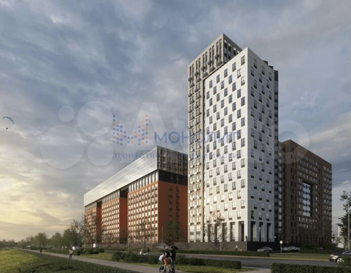 1-к. квартира, 43 м², 11/14 эт.