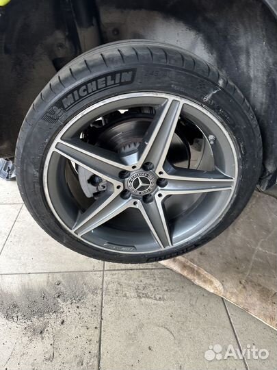 Колеса диски с резиной mercedes w205 c amg