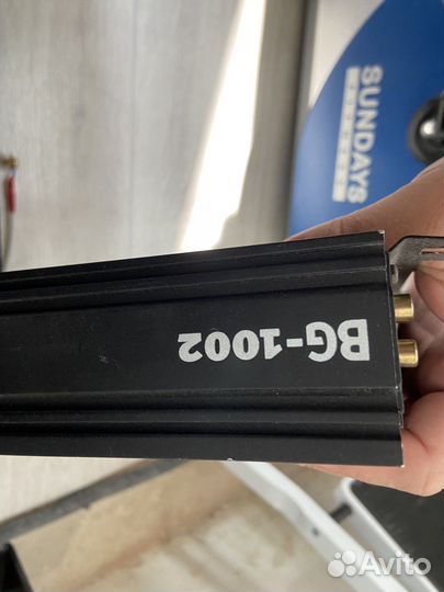 Сабвуфер и усилитель