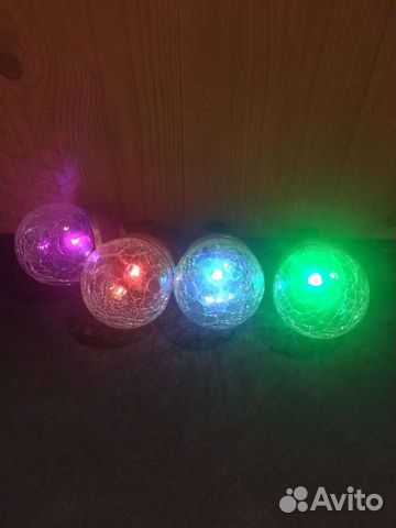 Светильники - фонари садовые разноцветные