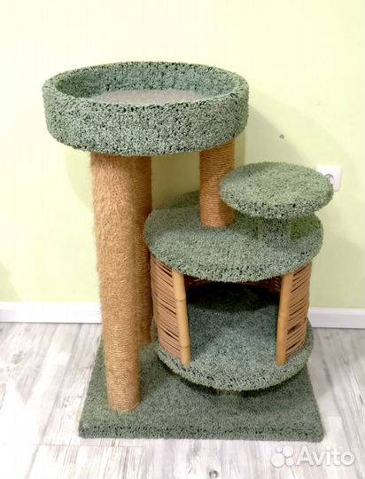 Домик для кошки с когтеточкой