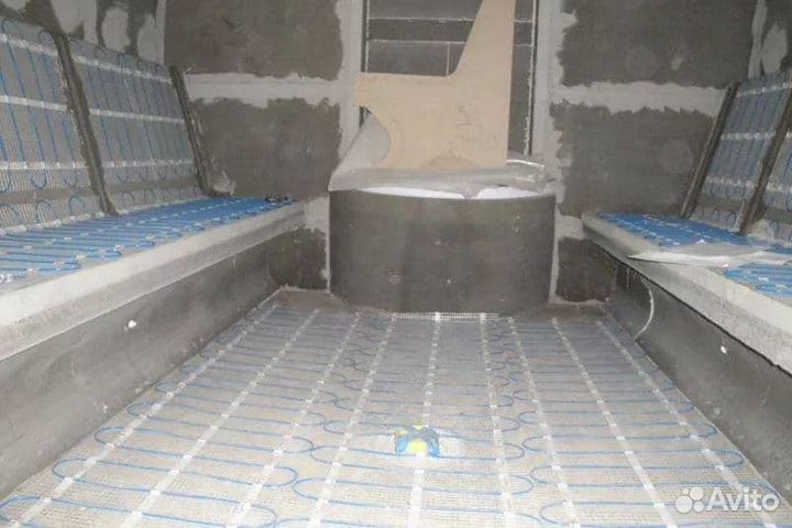 Чертеж лежака для хамама