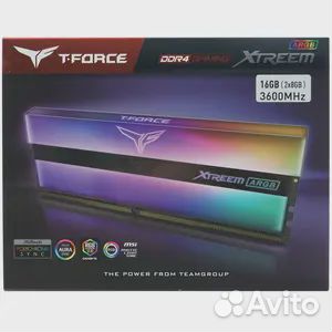 Оперативная память T-force xtreem argb 16gb ddr4