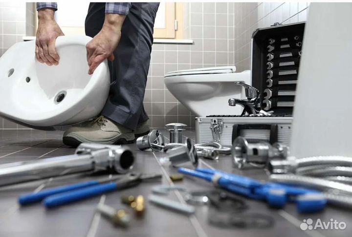 Сантехник, ремонт сантехники, замена труб. засоры