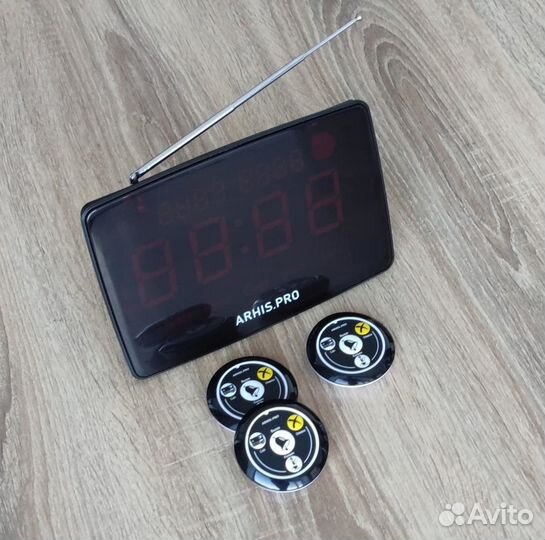 Табло вызова официанта руссифицировано и кнопки