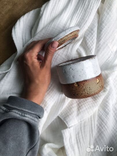 Банка для хранения. Керамика ручной работы