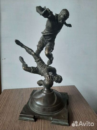 Статуэтка Футбол, бронза литьё