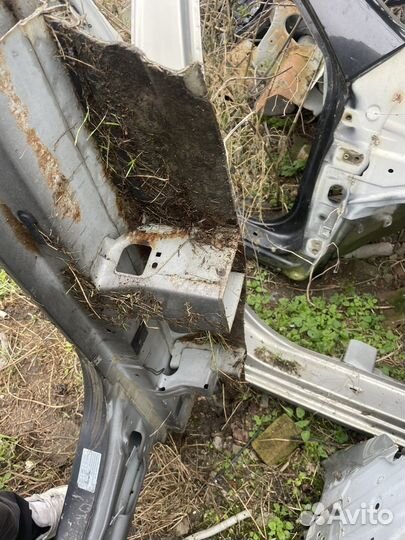 Порог левый со стойкой kia rio 3 седан