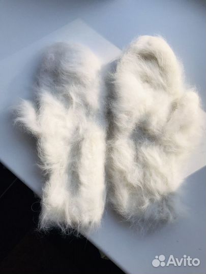 Новые варежки меховые