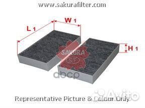 Фильтр салона угольный MB W164/W251 (упак.2шт.)