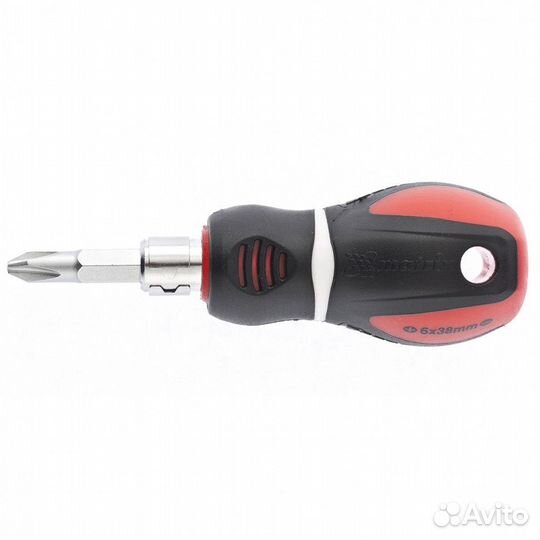 Отвертка комбинированная, SL6/PH2 х 38 мм, CrV, дв