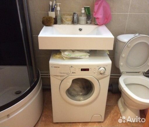 Стиральная машина бу под раковину Candy