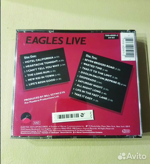 Фирменный двойной CD eagles 