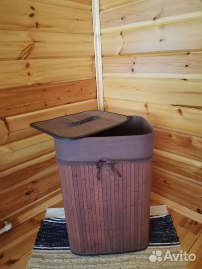 Корзина для белья бамбук