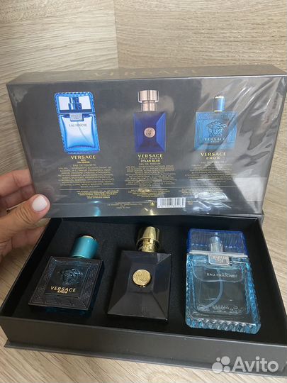 Духи мужские подарочный набор Versace 3*30ml