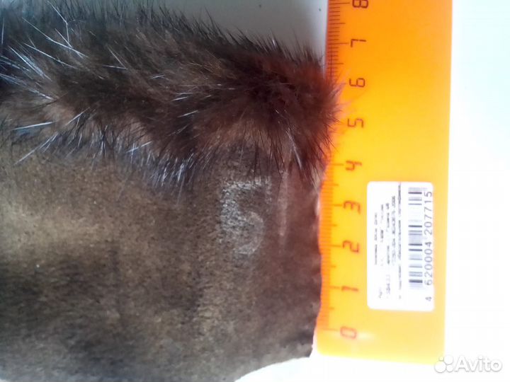 Меховой воротник норка