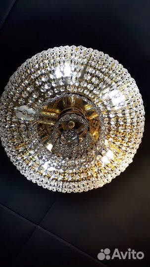 Люстра хрустальная чехия бу