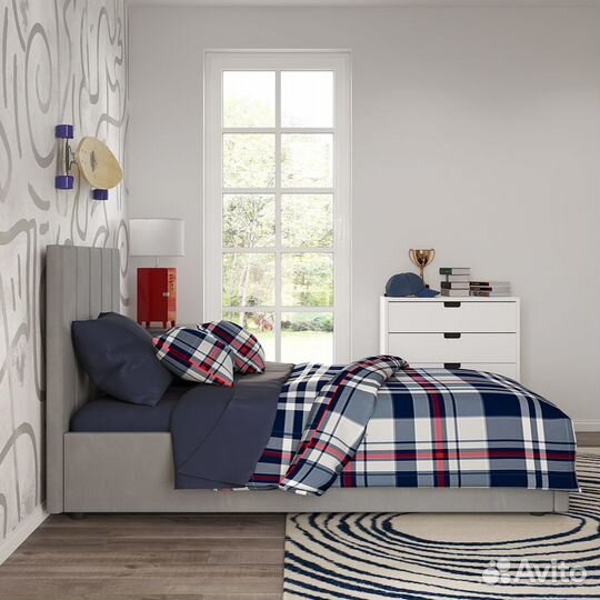 Детская мягкая дизайнерская кровать Марта