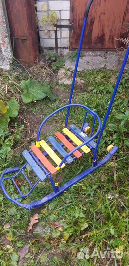 Детские санки с колесами