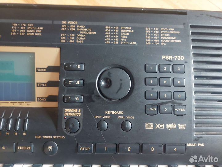 Синтезатор yamaha psr-730