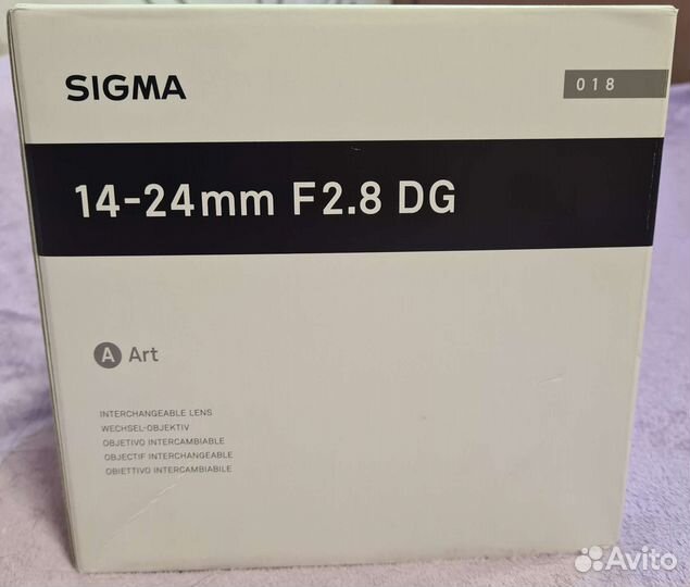 Объектив Sigma 14-24mm f/2.8 DG HSM for canon