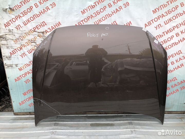 Капот Фольксваген Поло 5 рестайлинг