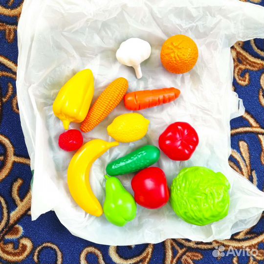 Овощи и фрукты игрушки