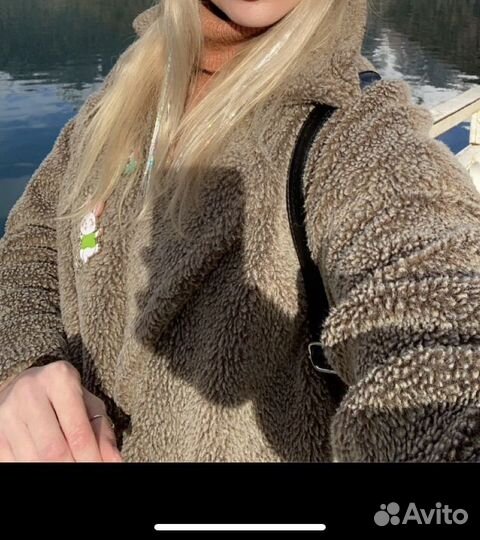 Пальто женское чебурашка