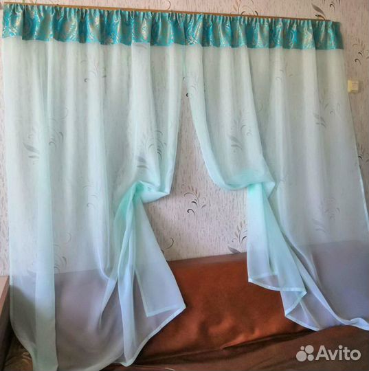 Новые шторы короткие на окна