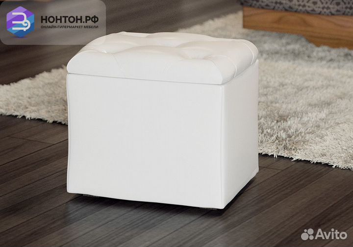 Пуф тип 4 белый