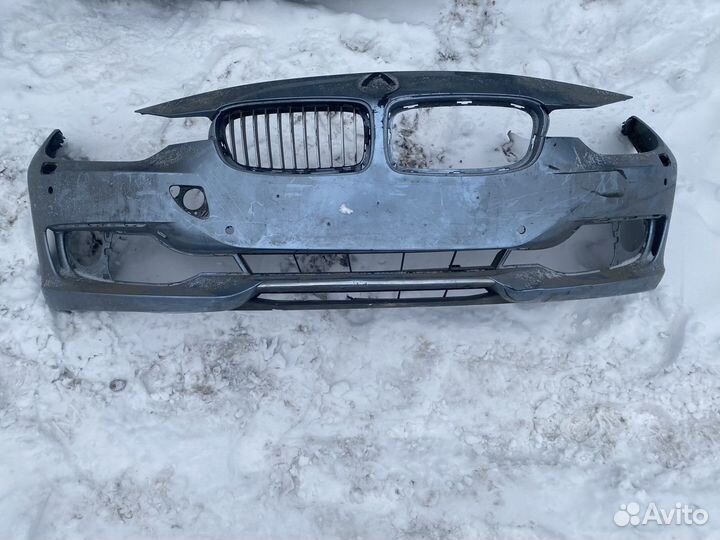 Передний бампер на BMW F30 S