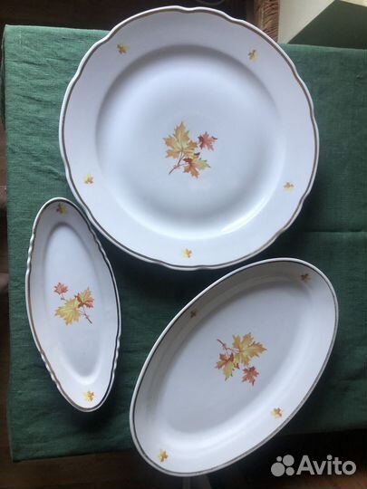 Блюда из набора столовой посуды СССР