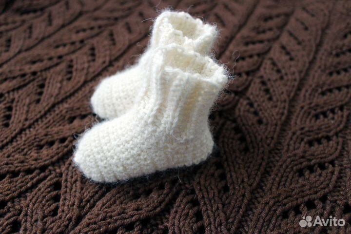 Носки детские вязаные шерстяные