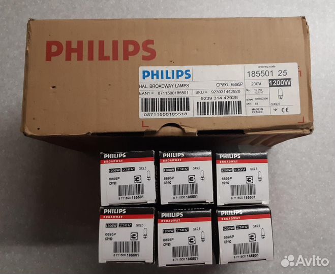 Лампы Philips 6895P для световых приборов