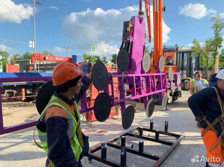 Вакуумный захват для стекла и сэндвич панелей